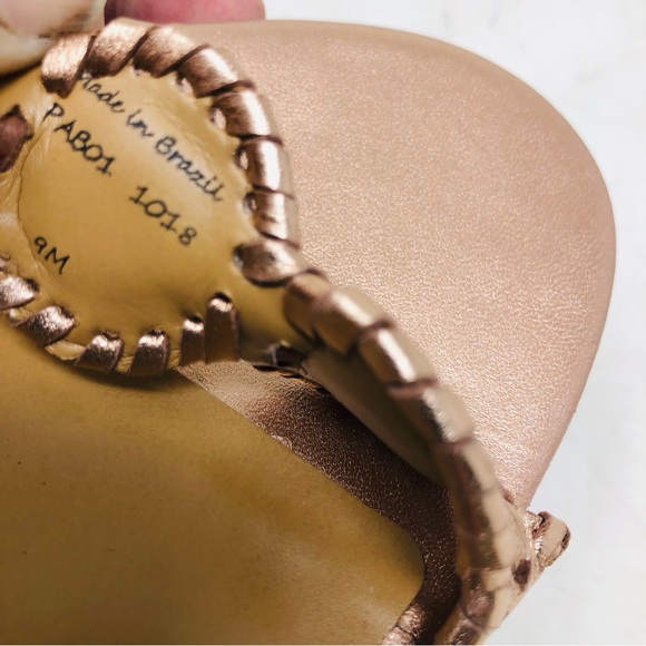 Jack Rogers Rose Gold Keri Cork Wedge Platform Sandals - Picture 11 of 13